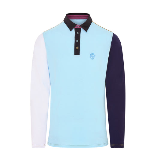 Multi-Coloured Long Sleeve Polo